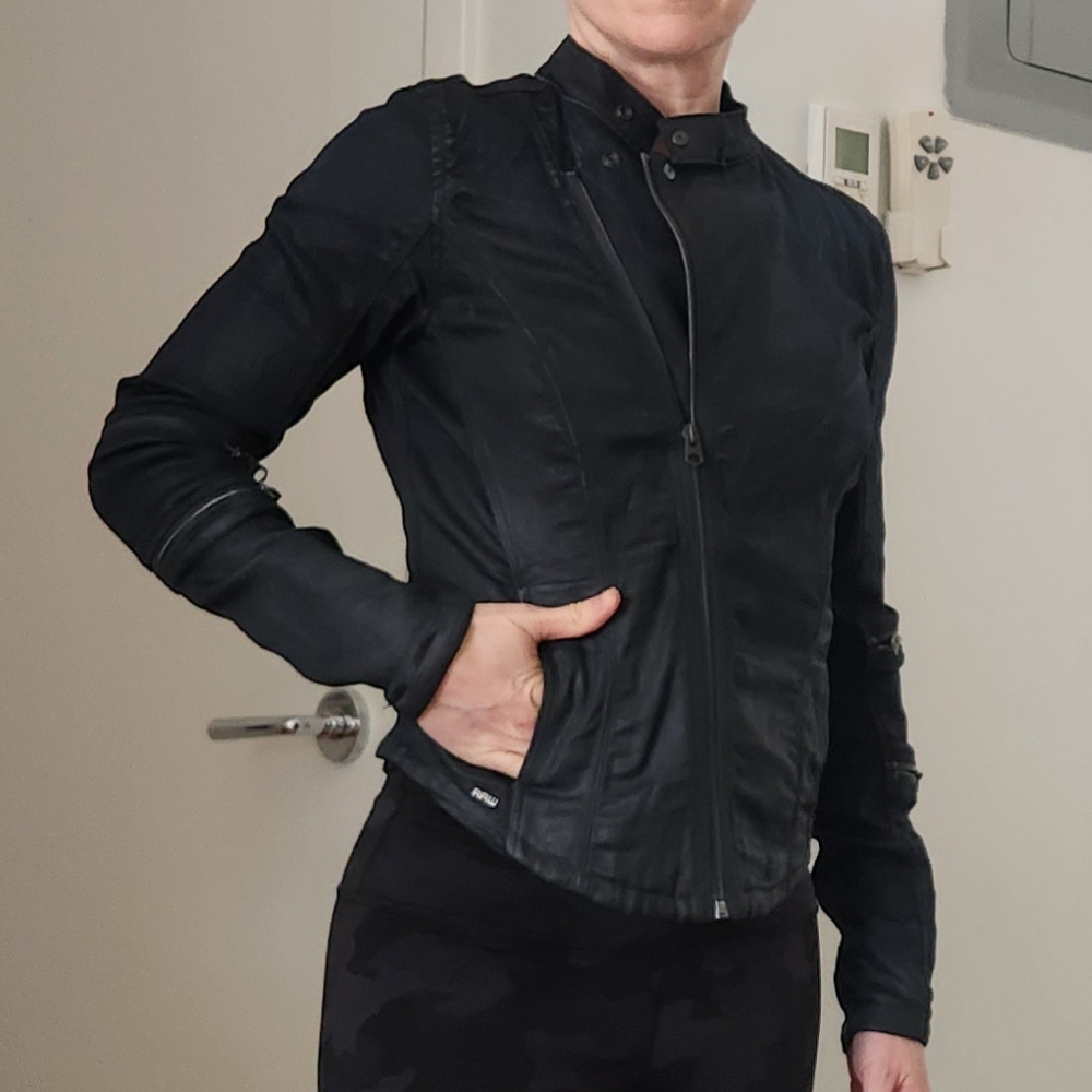 G-Star Women's Black Leather Jacket